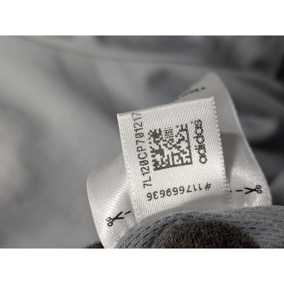 Adidas Performance Polo Shirt Mens Large Golf UPF 30 Beaverhead Logo Gray - Picture 8 of 13